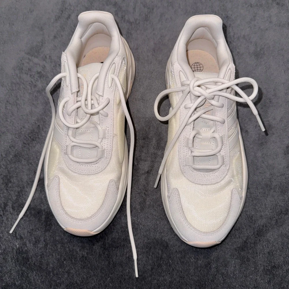 Adidas Ozelia Beige Off White Cloudfoam Adiprene Sneakers Mens Running Shoes